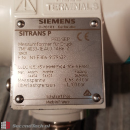 Siemens SITRANS P 7MF4033-1BC00-1AB6-Z