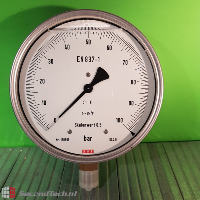 Eriks 130899 Pressure gauge 0-100 bar
