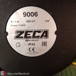 ZECA 9006 H05 V-F Automatic cable reel with cable guide and blocking device