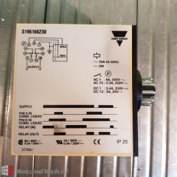 Carlo Gavazzi S196-166-230 S196166230 Dual Level Relay + Schrack MT78740 230 V AC