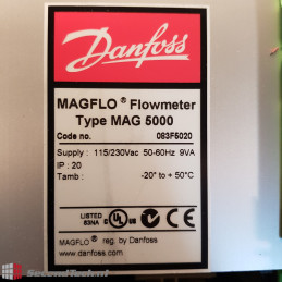 Danfoss MAGFLO MAG 5000 083F5020 Flow Transmitter + 083F5032 Panel mounting kit IP20