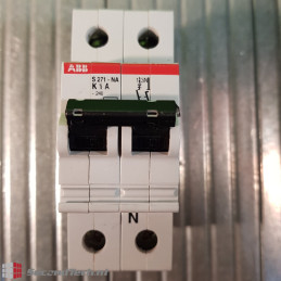 ABB S271 K1A 2 pole Circuit Breaker
