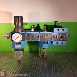 Festo FRC-E-1/2-S-B Pneumatic filter regulator 32932 100993 + FRM-1/2-S-B33015 0-16