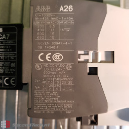 ABB A Line Series Contactor A26 + Aux. Contact CA7