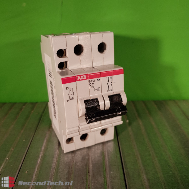 ABB S261-NA C2 met hulpcontact 2CDS200936R0001 S2C-H11L 230 V AC ABB S261-NA C2 met hulpcontact 2CDS200936R0001 S2C-H11L 230 V AC