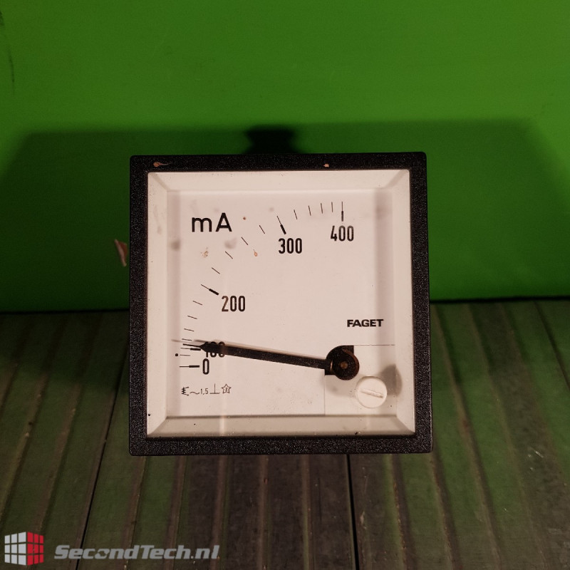 Faget Analog gauge 0-400 mA