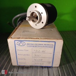 British Encoder 732-HV Optical Shaft Encoder 761318