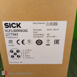 Sick NEW! MLP1-SMMA0AC SAFETY LOCKING DEVICES 24 V  1077943 24V DC 350mA