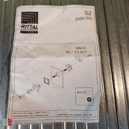 Rittal SZ 2430.000 Sluiting met cilinderslot  6052100