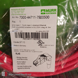 MURR Elektronik NEW! 7000-44711-7920500 M12 male 0° D-cod. / RJ45 male 0° shielded
