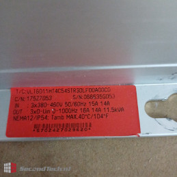 Danfoss VLT 6000 HVAC VLT6011HT C/N:175Z7053 S/N:066635G053 50/60 Hz MAX 40° IP54