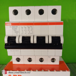 ABB NEW! 2CDS253120R0204 SC 203 C20 NA 3P+N 400 V AC 6kA