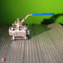 BSA 1,5" inch DN40 Kogelkraan rvs PN63 1.4408 DN40 PN63 Stainless steel