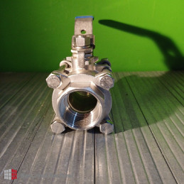 BSA 1,5" inch DN40 Kogelkraan rvs PN63 1.4408 DN40 PN63 Stainless steel