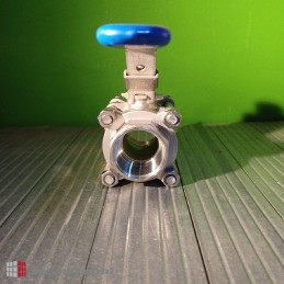 BSA 1,5" inch DN40 Kogelkraan rvs PN63 1.4408 DN40 PN63 Stainless steel