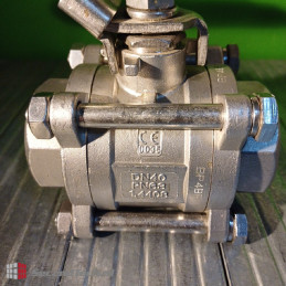 BSA 1,5" inch DN40 Kogelkraan rvs PN63 1.4408 DN40 PN63 Stainless steel