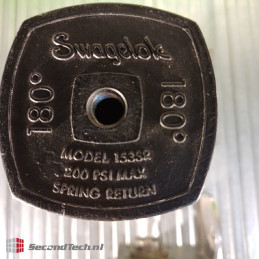 Swagelok Pneumatic spring return actuator 153SR + 3-Way Ball Valve SS-83XKS4-53S