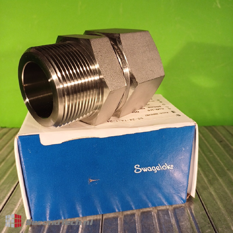 Swagelok NEW! SS-24-TA-1-24 Stainless Steel Tube Fitting, Male Tube Adapter, 1 1/2 in. Tube OD x 1 1/2 in Swagelok NEW! SS-24-TA-1-24 Stainless Steel Tube Fitting, Male Tube Adapter, 1 1/2 in. Tube OD x 1 1/2 in