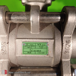 Eriks NEW! RX 3188 HMF  -30°C to 38°C / 63 bar 180°C/1bar  DN32 PN63 Stainless steel
